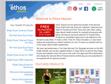 Tablet Screenshot of ethosheaven.com